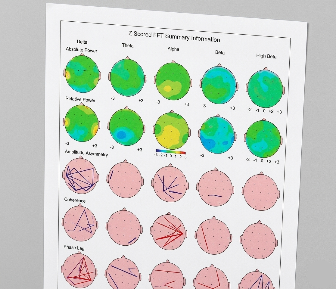 Baseline — topographic head map